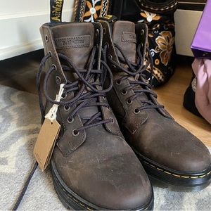 Dr Martens brown comb leather
